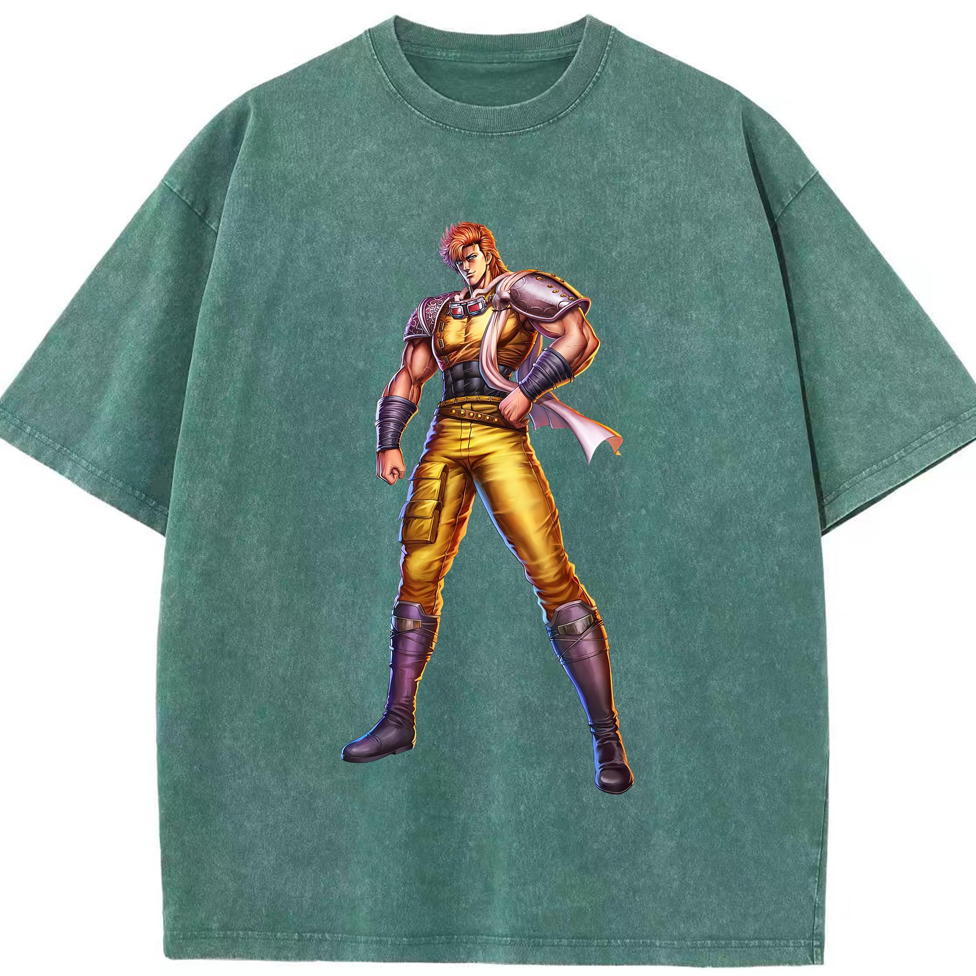 （画像用） 北斗の拳 Fist of the North Star 綿100% ヴィンテージ風 半袖Tシャツ（フロントプリント）